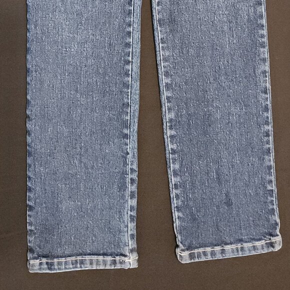 Gloria Vanderbilt Womens Jeans Size 4 Petite Dark Wash Straight Leg - Picture 3 of 16